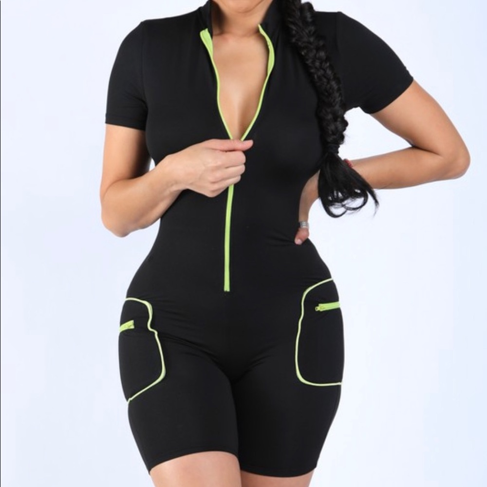 Pocket Zip-Up Jumpsuit